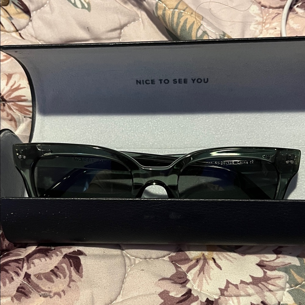 Warby Parker Dark Gray Sunglasses